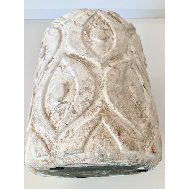 Modern French Artisan Cylindrical Ceramic Cachepot For Sale - Image 10 of 12