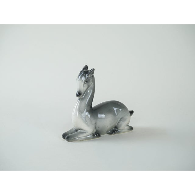 Danish Ceramic Deer Figurine, 1970s For Sale - Image 9 of 12