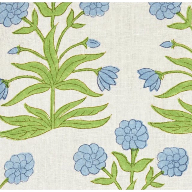 ⭐️ Ships Within 2 Days On the Front: Mughal Printed Fabric On the Back: Ivory Linen Fabric 100% Linen Fabric All pillow...