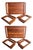 Offered is a vintage mid 20th Century Teak wood breakfast tray designed by Jens Quistgaard for Dansk. It features 2 slabs...