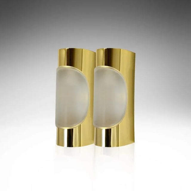 1960s Brass Sconces by Doria Leuchten, Germany - a Pair For Sale In New York - Image 6 of 7