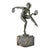 Andre Derenne / Marcel Bouraine, Art Deco Sculpture of Pagan Dance, 1930, Metal on Marble Base For Sale - Image 9 of 9