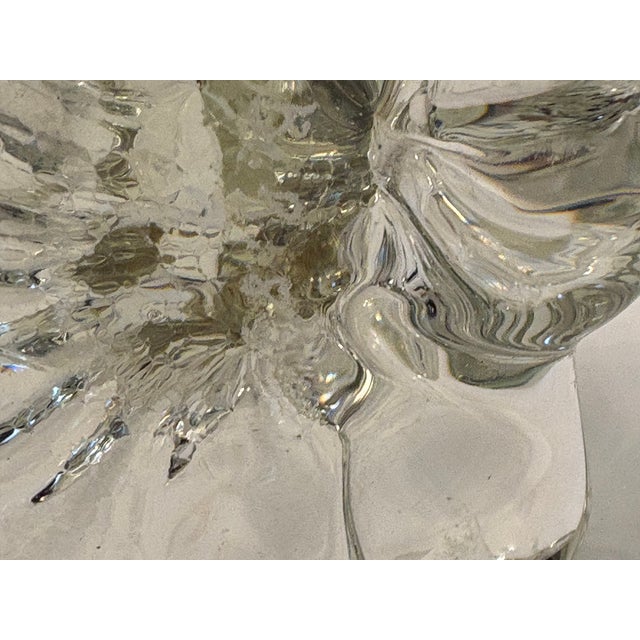 1980s Murano Seagull on Wave Sculpture For Sale - Image 9 of 10