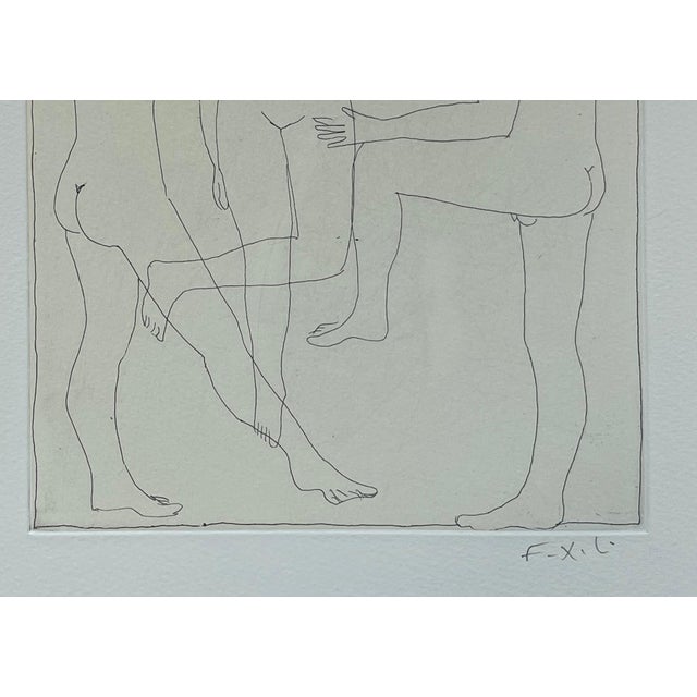 Contemporary Francois-Xavier Lalanne, Men and Woman, 2002, Etching For Sale - Image 3 of 9