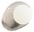 Organic Murano Glass Wall Light with Opaline Diffuser, Italy, 1970s For Sale