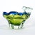 1960s 1960s European Art Glass Green-Blue Bowl With Ornamental Glass Bird For Sale - Image 5 of 12