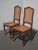 Vintage French Country Brown Cane Side Chairs - a Pair For Sale In Los Angeles - Image 6 of 13