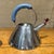 Blue Alessi 9093 Whistling Tea Kettle Designed by Michael Graves Post-Modern For Sale - Image 8 of 12