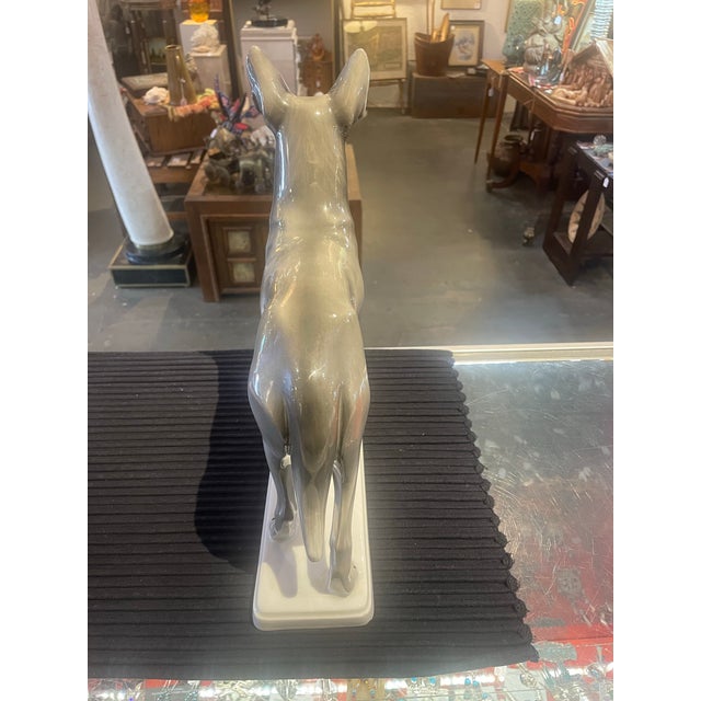 1930s Porcelain Hutschen Reuther German Shepherd by Max Daniel Herman Fritz Marked For Sale In Phoenix - Image 6 of 8