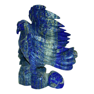 Lapis Lazuli Eagle Sculpture Large Natural Gemstone Statue