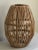 Tan Vintage Boho Rattan Pendant Light Shade For Sale - Image 8 of 11
