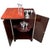 Mid 20th Century Vintage Mahogany Swivel Top Bar Cabinet For Sale - Image 10 of 11
