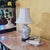 Vintage Chinoiserie Floral Porcelain Table Lamp With Hand-Painted Botanical Design For Sale - Image 10 of 18