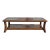 Mid 20th Century Smoked Glass and Oak Parquetry Coffee Table With Lower Shelf For Sale