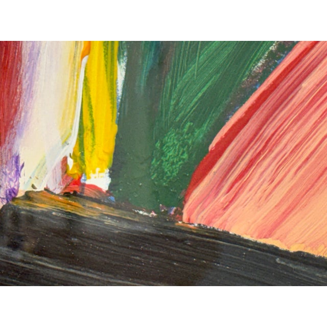 Circa 2001 Albert E. Smith Abstract Painting, Framed For Sale - Image 9 of 12