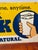 Vintage Connecticut "Drink Milk" Dairy Advertising Metal Sign, 44 Inches For Sale - Image 14 of 18
