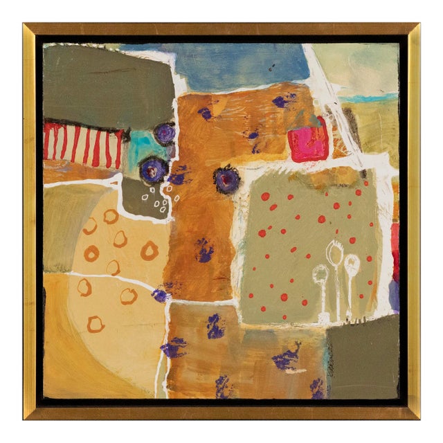 "Landscape Study Ii" Original Mixed Media Painting by Jill Krasner For Sale