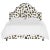 Transitional Halsted Bed in Ochre Brush Cheetah, Full For Sale - Image 3 of 6