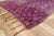 Vintage Purple Boujad Moroccan Rug - 04'07 X 06'00 For Sale In Dallas - Image 6 of 9