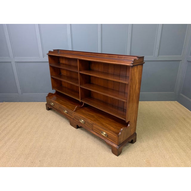 Mahogany Open Bookcase by Lamb of Manchester, 1900 For Sale - Image 12 of 14