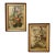 Pair of Antique French Framed Oils on Canvas by J. Peerlinck, Dated 1921 For Sale