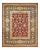 Red Mogul, One-of-a-Kind Hand-Knotted Area Rug in Red, 8' 2" x 10' 2" For Sale - Image 8 of 8