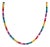 Rainbow Vibes Ceramic Bead Necklace For Sale