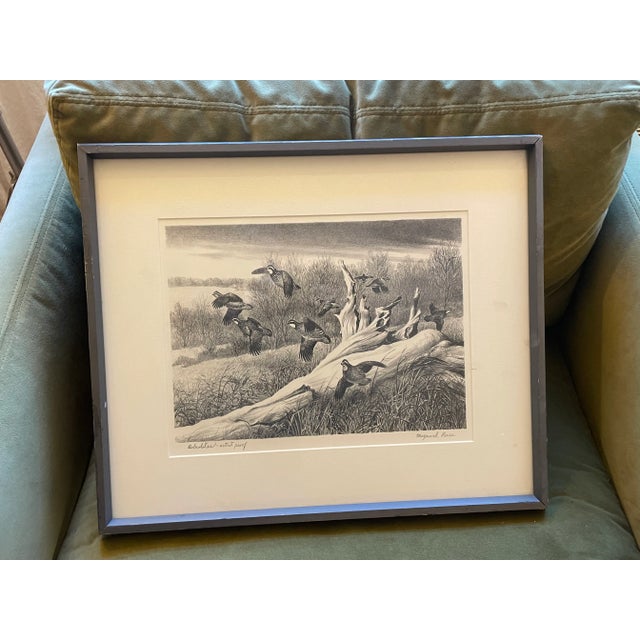 American Two Maynard Reece “Mallards” – Hand-Signed Artist Proof Original Lithograph – Rare Vintage Waterfowl Print For Sale - Image 3 of 10