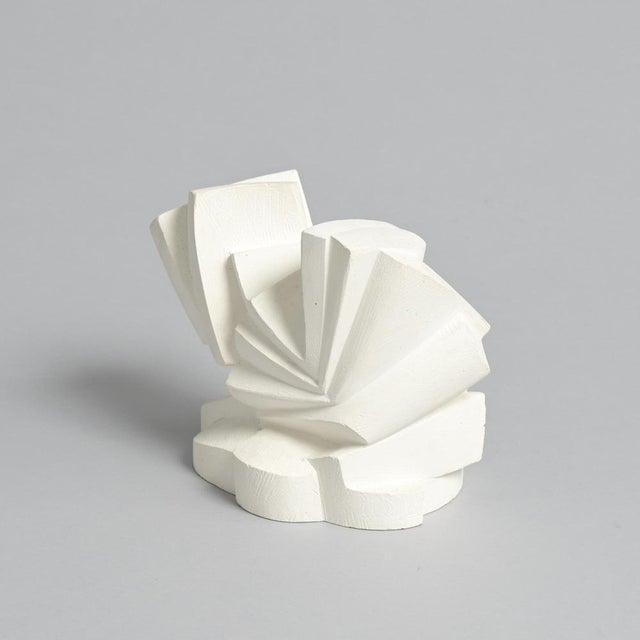 White Abstract Plaster Sculpture by Jan Keustermans, 1990s For Sale - Image 8 of 18