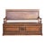 Mid 1800's Italian Walnut Heirloom Storage Bench For Sale