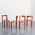 Set of four Rey chairs designed by Bruno Rey for Dietiker in Switzerland in the 1970s. The design features a circular...