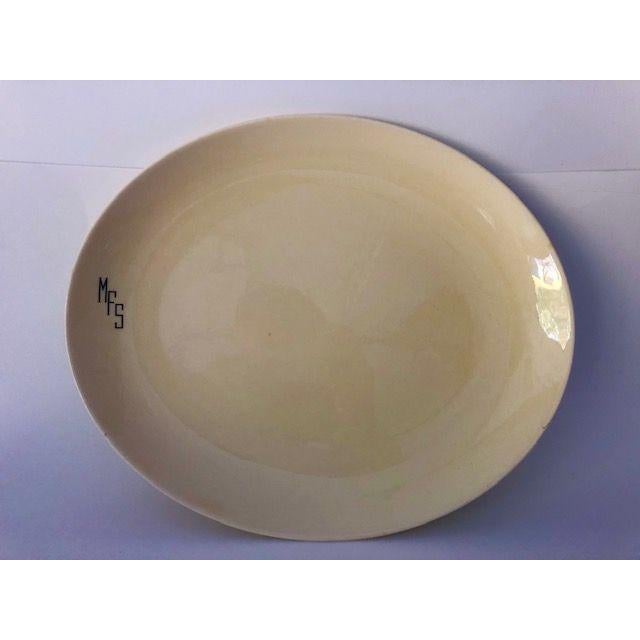 1930's Midcentury w.s George China Large Oval Platter For Sale - Image 4 of 4