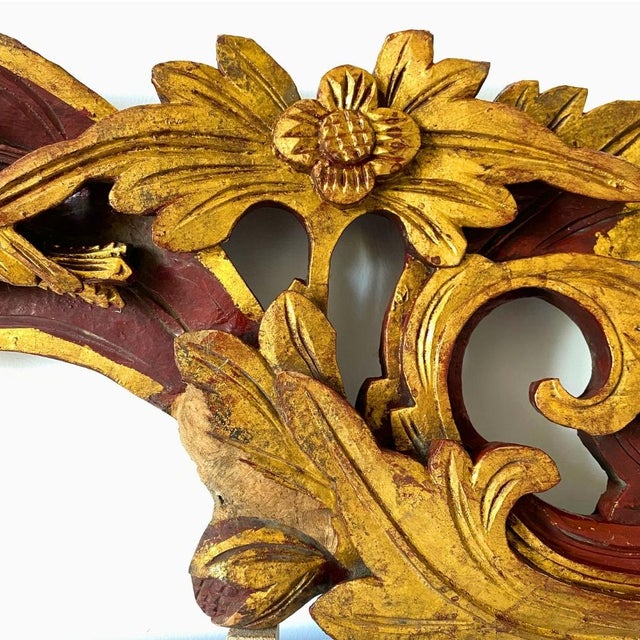 Pair of c.1920 Antique Chinese Giltwood Openwork Carved Panels – Architectural Salvage For Sale - Image 14 of 17