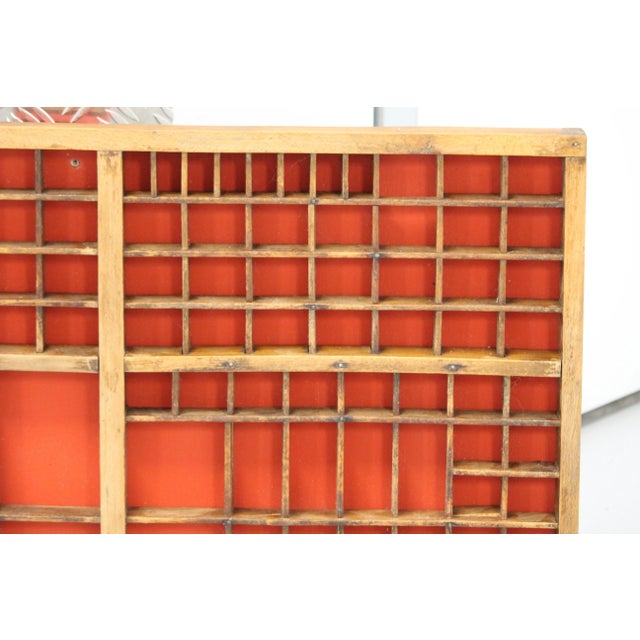 Large Printer Tray Letterpress Drawer, 1950s For Sale - Image 9 of 18