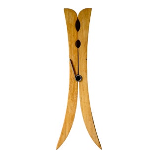 Postmodern Oversize Clothespin Hanging Sculpture For Sale