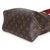 Textile Bordeaux Monogram Canvas Flower Zipped Tote PM For Sale - Image 7 of 8