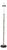 1970s Italian Glass & Chrome Floor Lamp For Sale