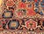 Vintage Persian Heriz Serapi Rug, Hand-Knotted Wool, Geometric Pattern, Red & Navy, 6x9 For Sale - Image 16 of 18