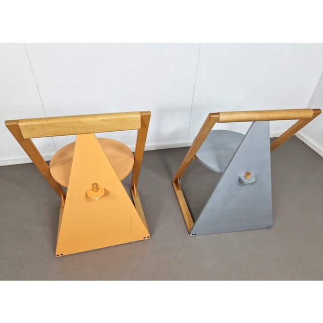 Postmodern Chairs, 1980s, Set of 2 For Sale - Image 4 of 11