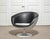 Black Swedish Mundo Swivel Lounge Chair by S. M. Wincrantz, 1970s For Sale - Image 8 of 10