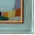2020s Contemporary Colorblock Oil Painting in Vintage Painted Frame For Sale - Image 5 of 6