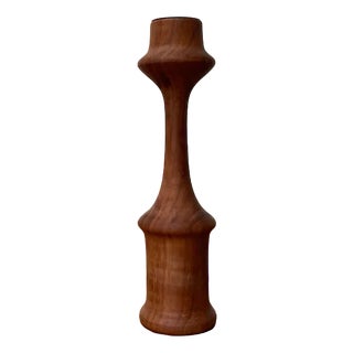 Mid-Century Danish Teak Candleholder from Rasmussen Copenhagen, 1960s For Sale