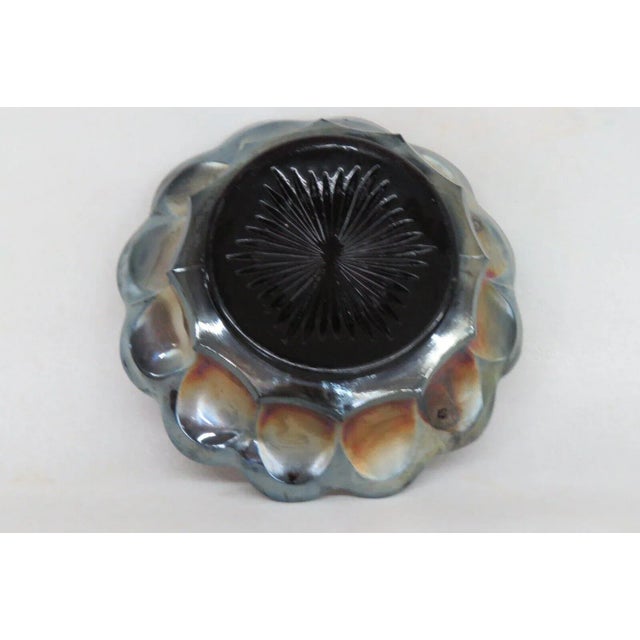 Early 20th Century Imperial Purple Carnival Glass Grape Berry Bowl Dish For Sale - Image 5 of 12