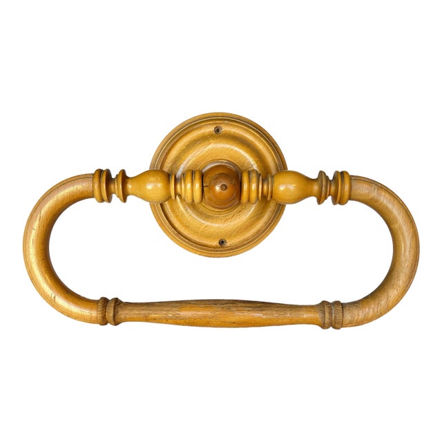 Early 20th Century French Wooden Towel Rail or Bed Canopy For Sale