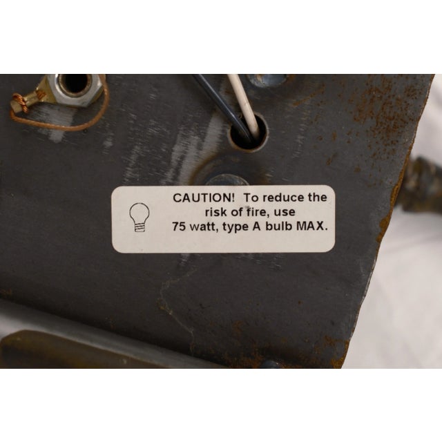 Stonegate Designs Arts & Crafts Bronze Washed Finish Metal Wall Sconce For Sale - Image 9 of 11