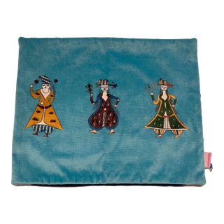 Blue Turkish Throw Pillow For Sale