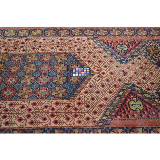 Textile Antique Kashan Rug 4'7'' x 7'0'' For Sale - Image 7 of 10
