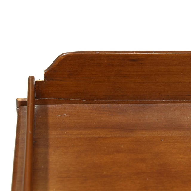 American American Classical Cherry Inlaid Server / Work Table, Circa 1820 For Sale - Image 3 of 8