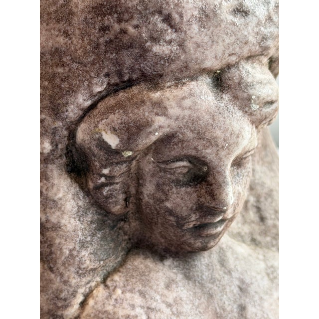 Vintage Italian Figural Woman Ceramic Candle Holder For Sale In Orlando - Image 6 of 11