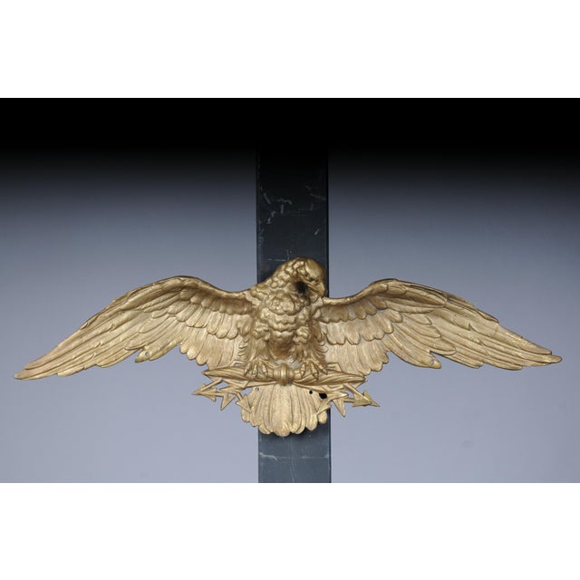 Imperialist Patriotic Eagle Wall Decoration, American Eagle, Bronze Brass, Gold Plated The figure depicts an eagle holding...